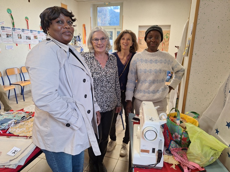 L'équipe de l'atelier couture